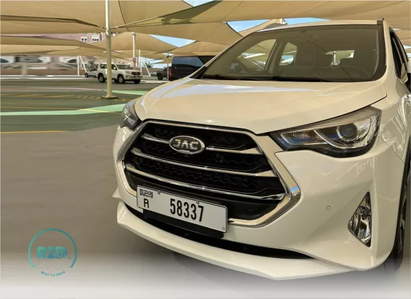 Rent a Car JAC S3 CrossOver white in Dubai - Image 2