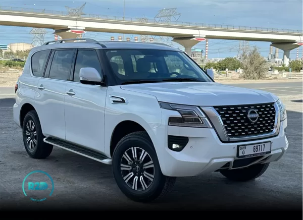 Rent a Car Nissan Patrol SUV 2023 white