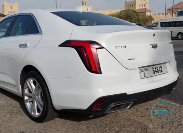 Rent a Car Cadillac CT4 Sedan White 2021