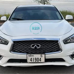 Rent a Car Infiniti Q50 Sedan white 2021